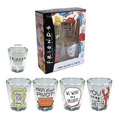 Friends Fan Favorites Shot Glass Set (4 Pack)