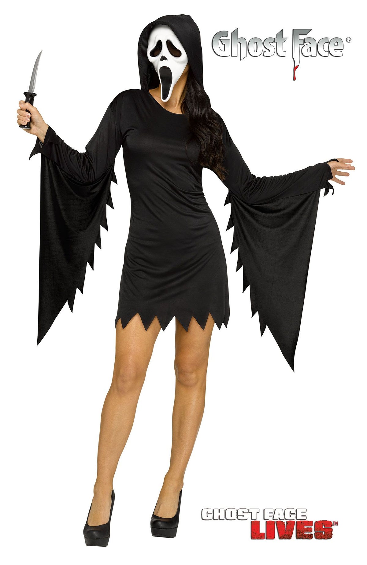 Glamour Ghost Face Women's Costume