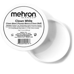 Mehron Clown White Performance Makeup