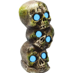 13.4" Light Up Swampy 3 Skull Stack Prop