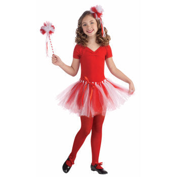 White & Red Candy Cane Child's Christmas Tutu