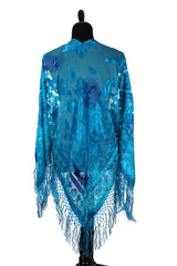 Whimsical Fringe Shawl Poncho