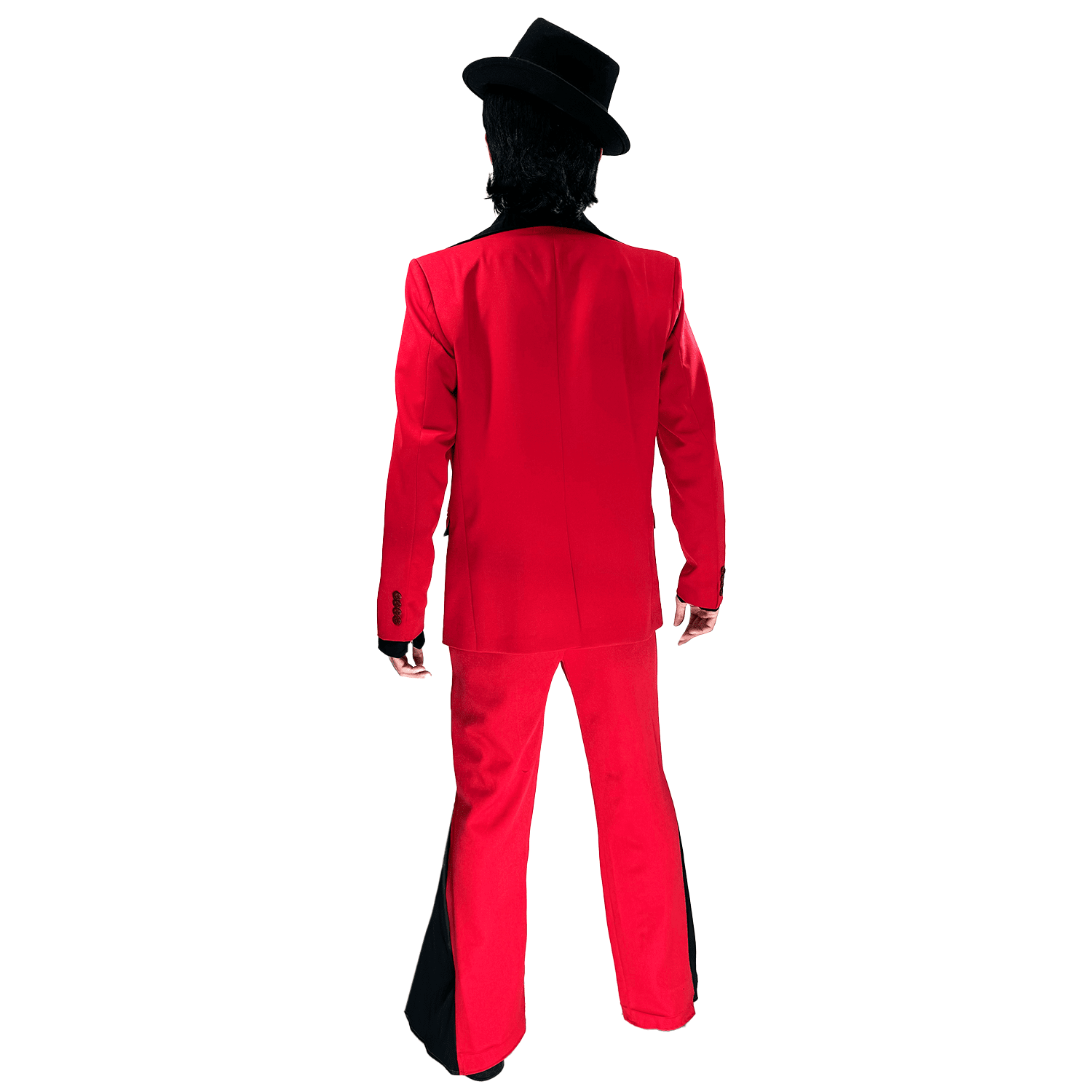 1970s Eye Catching Ruby Red Casino Men's Costume