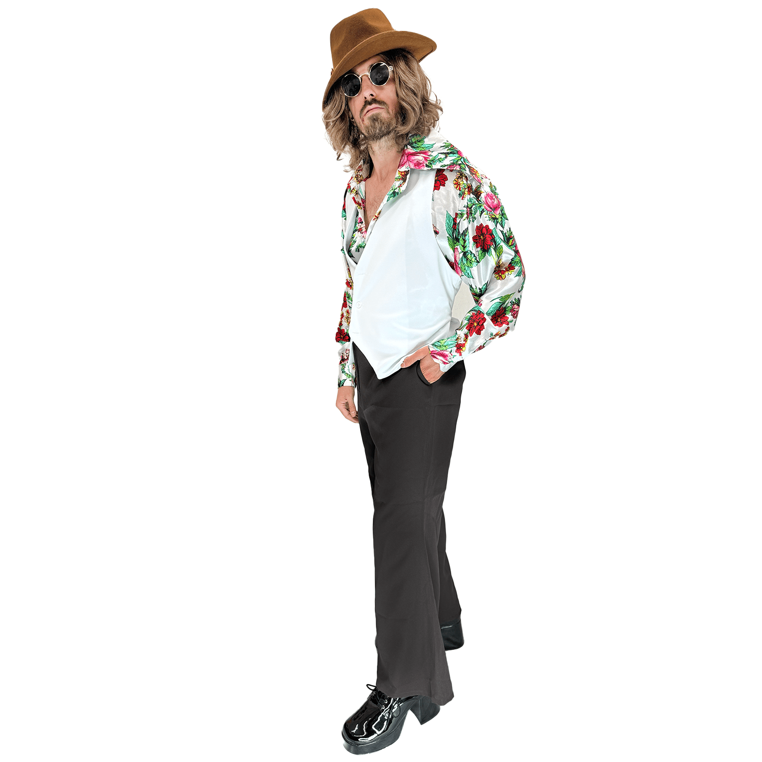 1970s Forest Floral Disco Party Adult Costume