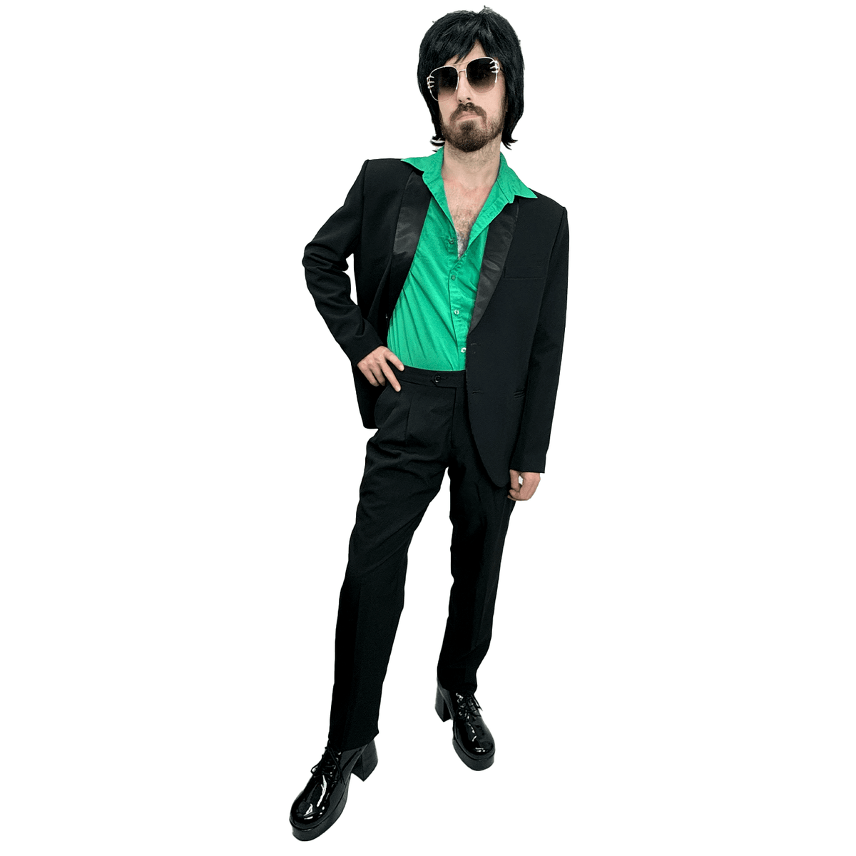 1970s Green Casino Suit Adult Costume