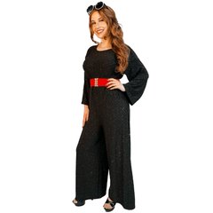 1970s Sparkly Space Disco Party Jumpsuit Adult Costume