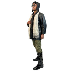 1980’s Deluxe Black Aviator Men's Costume