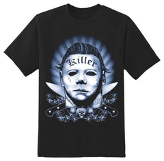 Halloween Tattooed Michael Myers Men's Graphic T-Shirt