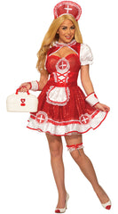 Sequin Nurse Women's Costume