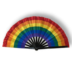 24" Rainbow Pride Clacker Fan