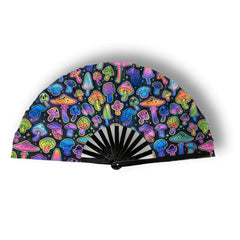 24" UV Psychedelic Mushroom Clacker Fan