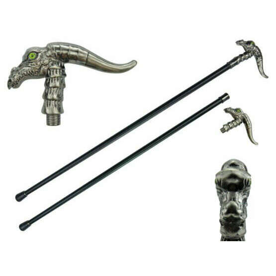 37" Dragon Head Handle Walking Cane