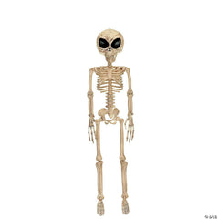 37" Poseable Alien Skeleton Decoration