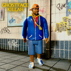 3.75" Ghostface Killah Ironman ReAction Collectible Action Figure & Microphone