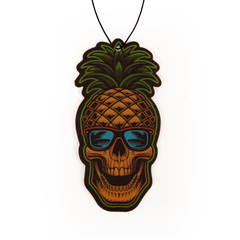 Pineapple Skull Air Freshener