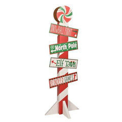 3D North Pole Directional Post Prop