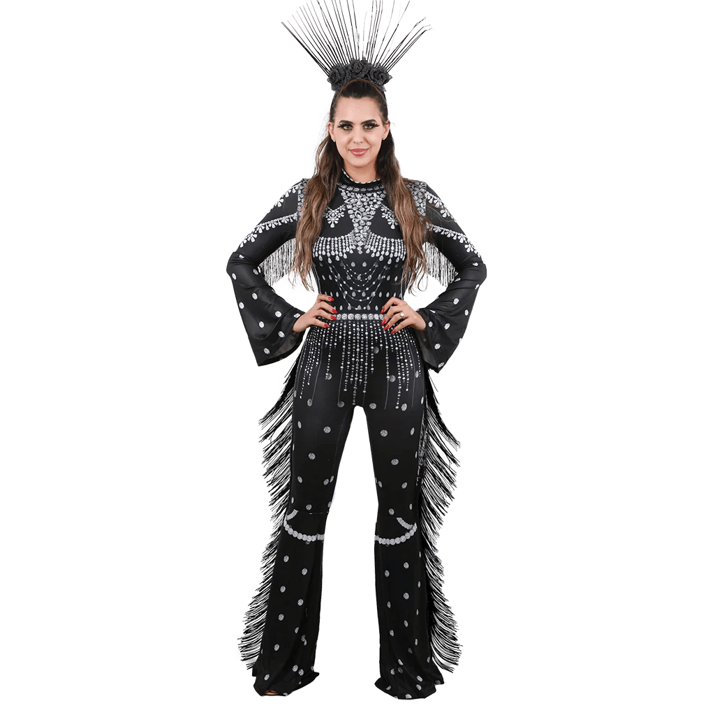 3D Print Sparkle Diamonds Lady Women's Costume