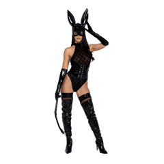 3pc After Hours Playboy Dominatrix Costume