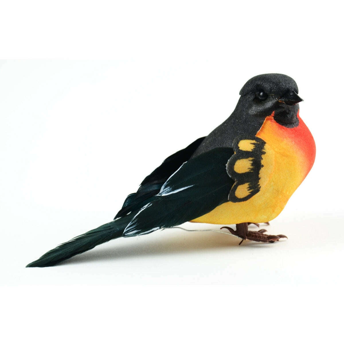 4" Baltimore Oriole Bird on Wire