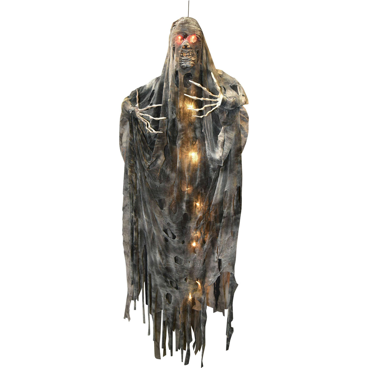 6' Hanging Light Up Creepy Mummy Prop