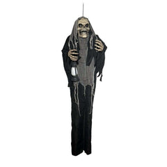 6' Hanging Light Up Reaper with Lantern Prop