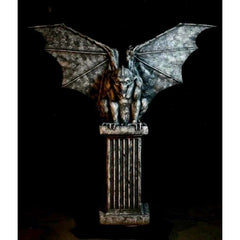 7' Gargoyle w/ Expandable Wings & Fog Breath Electric Animatronic Prop