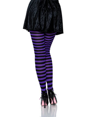 Nylon Striped Tights