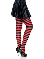 Nylon Striped Tights