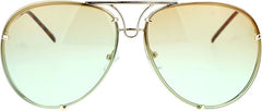 Aviator Ocean Lens Sunglasses