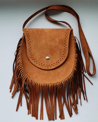 36" Leatherlike Fringe Festival Pouch