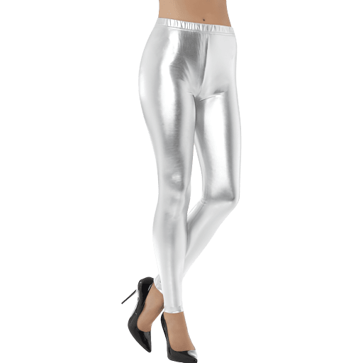 80's Metallic Disco Leggings