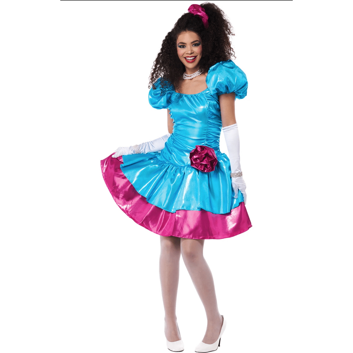 80's Retro Party Dress Women's Costume