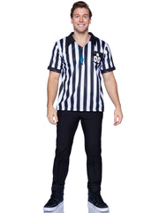 Men's Referee Shirt & Whistle Set