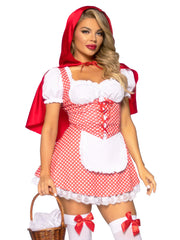 Sexy Fairytale Miss Red Riding Hood Adult Costume