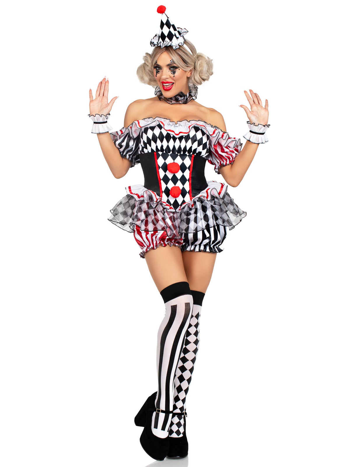 Sultry Jester Temptation: Darling Harlequin Women's Sexy Costume