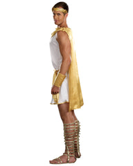 He's A God Gold Trim Tunic Men's Costume