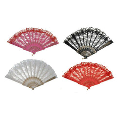 9" Lace Hand Fan