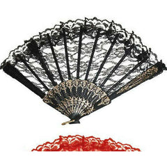 9" Lace Hand Fan