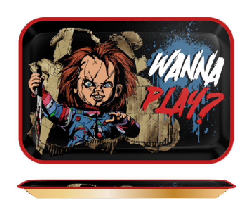 Chucky Wanna Play Door Break Tin Tray