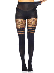 Sexy Fishnet Faux Thigh High Stockings