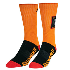 Halloween Patch Men's Crew Sideways Socks