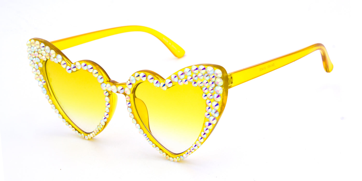 Jeweled Heart Sunglasses