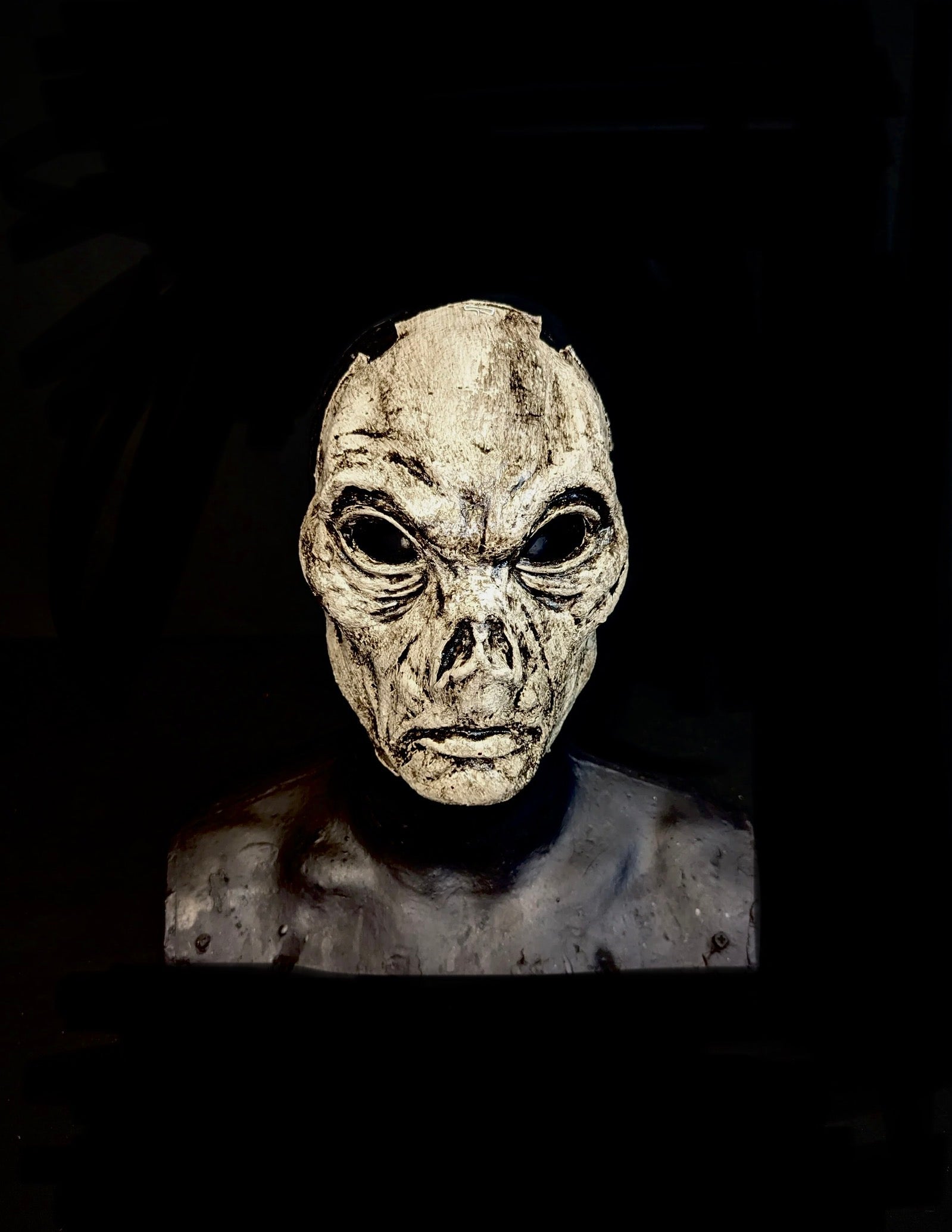 Gray Guy Alien Latex Mask-0