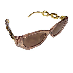 Gold Chain Cool Shape Sunglasses