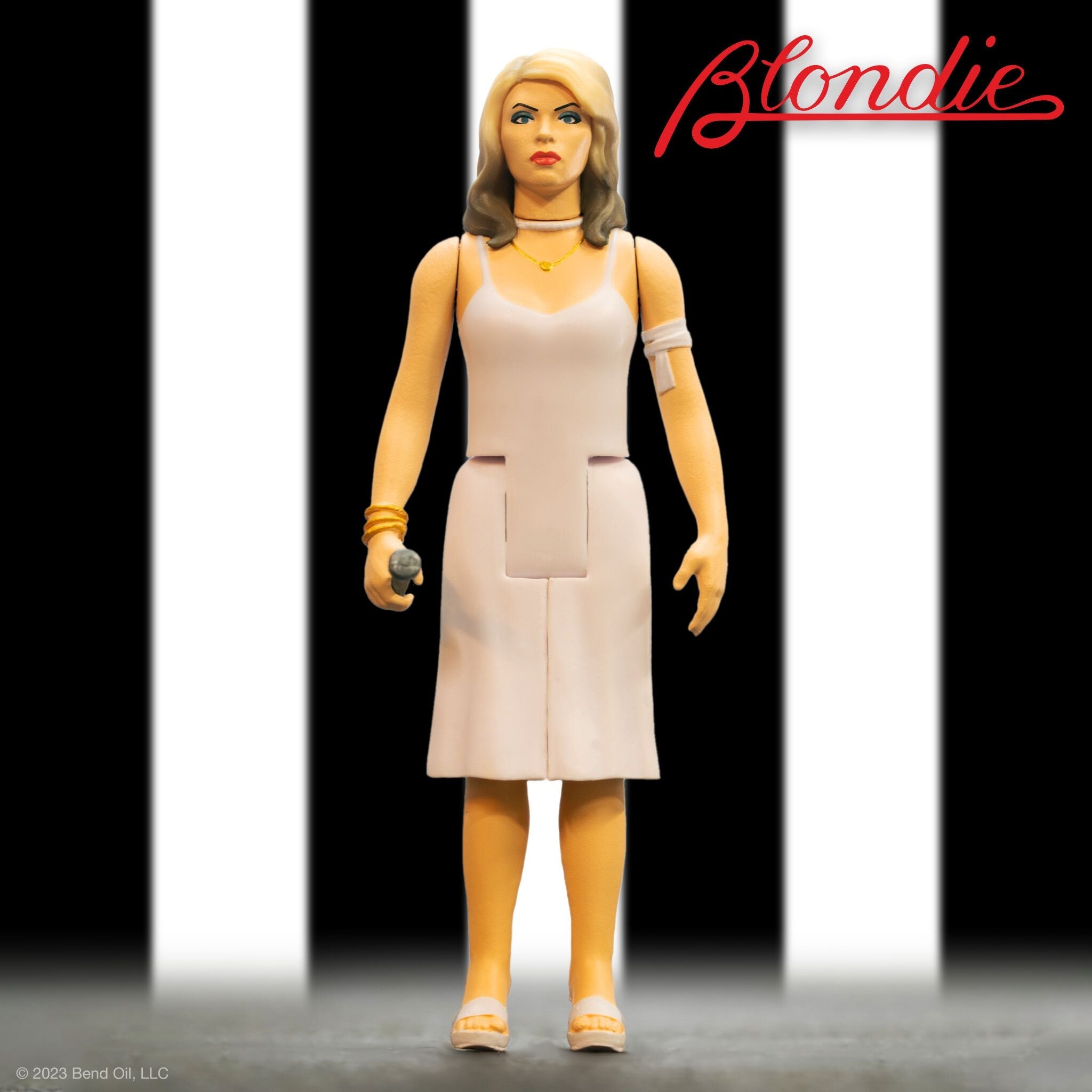 Blondie: 3.75" Debbie Harry Parallel Lines ReAction Collectible Action Figure w/ Microphone