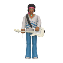 3.75" Jimi Hendrix Festival ReAction Collectible Action Figure w/ Guitar