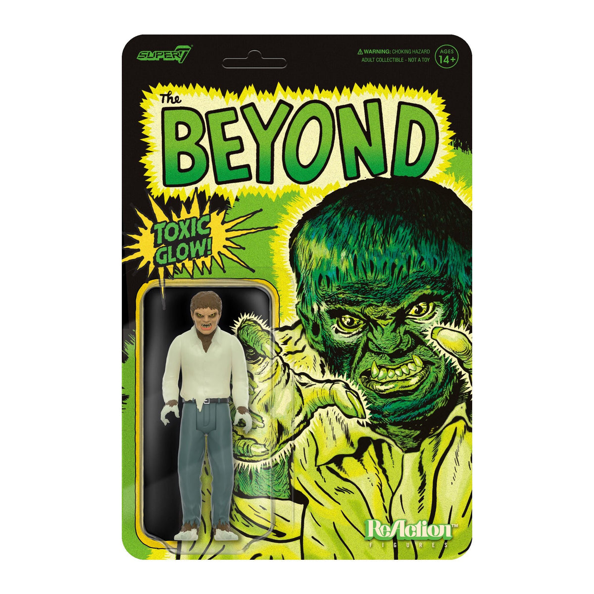 Pre-Code Horror: 3.75" Voracious Werewolf Glow in The Dark ReAction Collectible Action Figure