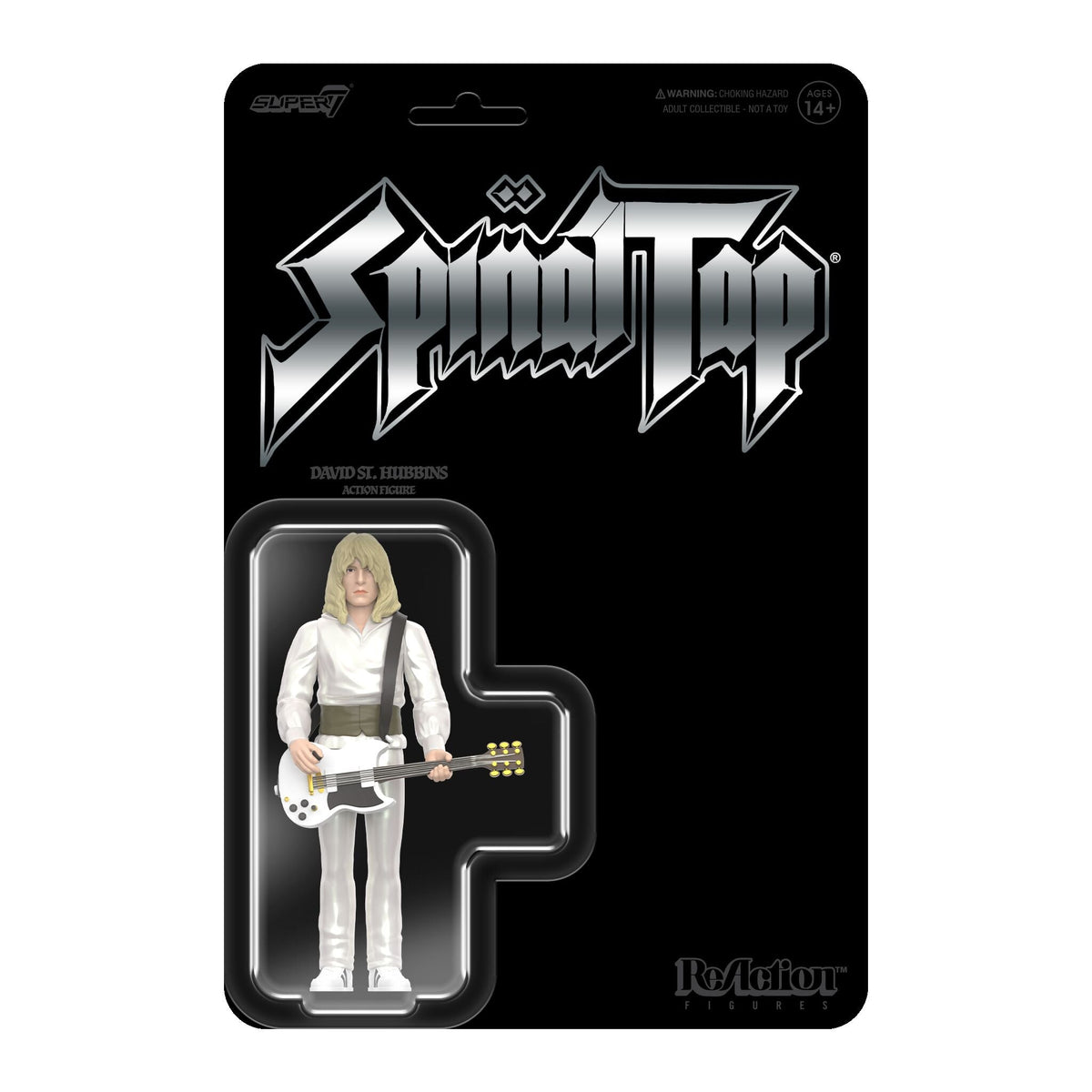 Spinal Tap: 3.75" David St. Hubbins ReAction Collectible Action Figure & Rhythm Guitar