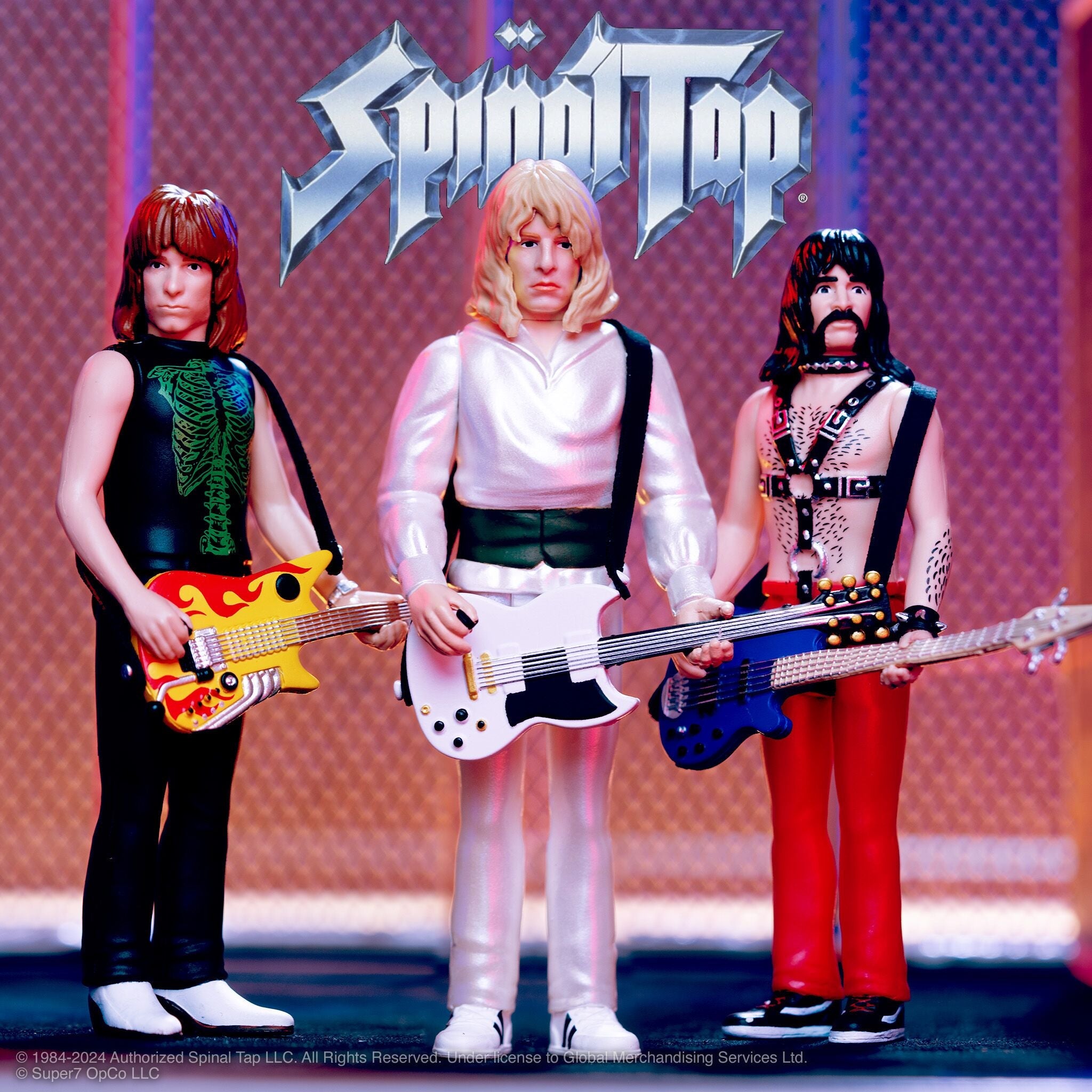 Spinal Tap: 3.75" Derek Smalls ReAction Collectible Action Figure & Bass Guitar