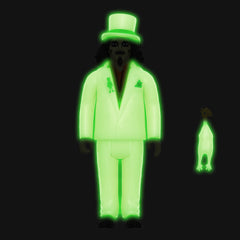 3.75" Svengoolie Glow in The Dark ReAction Collectible Action Figure & Rubber Chicken